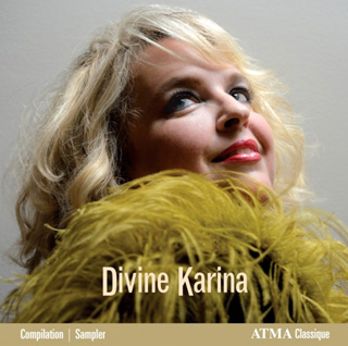 Le soprano Karina Gauvin chante Bach, Boismortier, Britten, Händel, etc. 