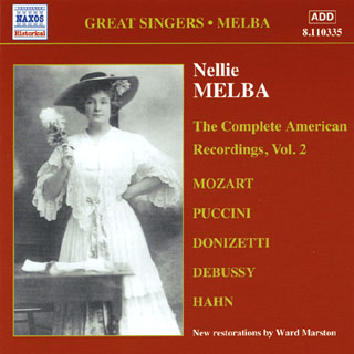récital Nellie Melba | enregistrements américains (vol.2) 1909-1910