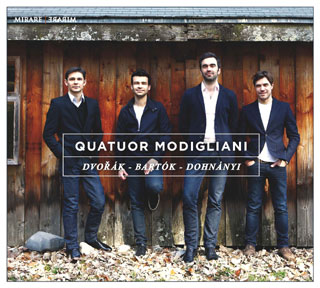Le Quatuor Modigliani joue Bartók, Dohnányi et Dvořák