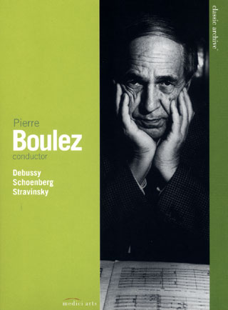 images d'archives de Pierre Boulez en concert (1966 / 1997)
