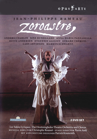 production de Zoroastre enregistrée au Théâtre du Château de Drottningholm