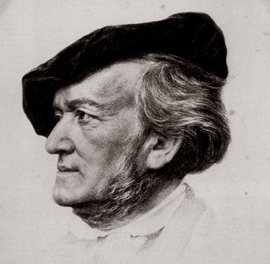 étude de portrait de Richard Wagner par Franz von Lenbach