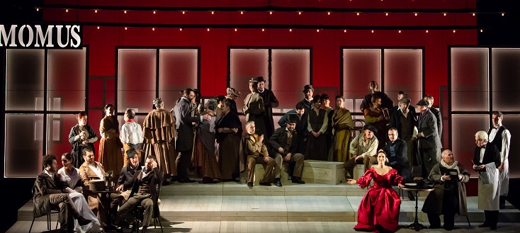 La bohème de Puccini, vu à l'Opéra Grand Avignon, en janvier 2019