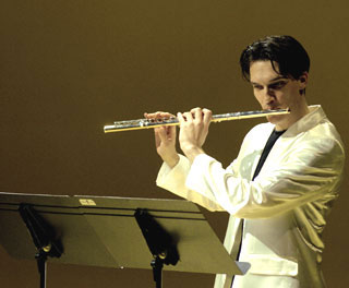 le flûtiste italien Mario Caroli au festival Musica de Strasbourg (2005)