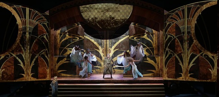 Entrée de "Die ägyptische Helena, opéra de Strauss", au répertoire de La Scala