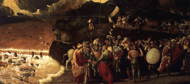 toile de Previtali à l'Accademia de Venise : Israel in Egypt, oratorio de Händel