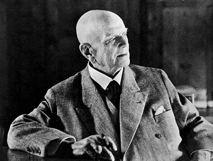 le compositeur finlandais jean Sibelius (1865-1957)