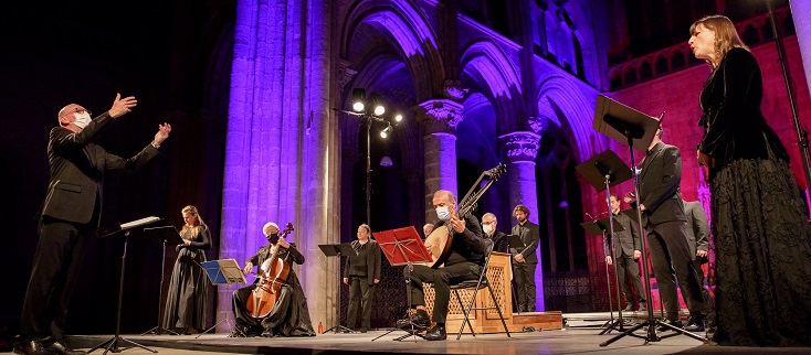 Joël Suhubiette dirige l'Ensemble Jacques Moderne aux "Concerts d’automne"