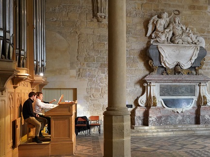 récital Thomas Lacôte sur le grand Cavaillé-Coll de l'Abbaye de Royaumont 