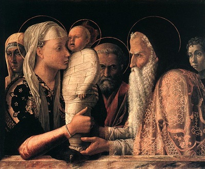 Andrea Mantegna, "Presentazione al tempio", 1460 © Kurt Schäff, Berlin 2009