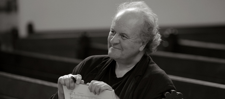 le compositeur allemand Wolfgang Rihm, photographié par Kai Bienert