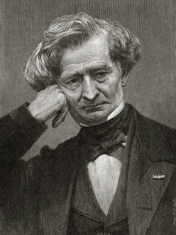 gravure représentant le compositeur français Hector Berlioz