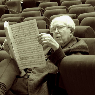 à 97 ans, le compositeur Elliott Carter est l'invité du festival de Caen