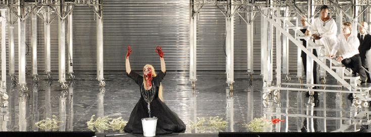 Idomeneo (Mozart) à aix, photographié par Elisabeth Carrechio
