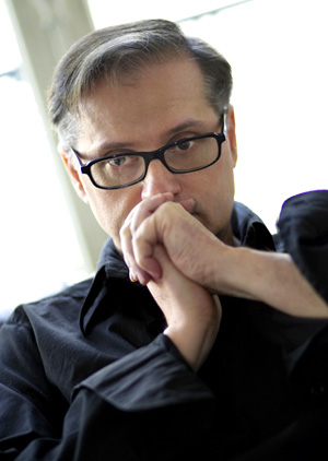 le compositeur Gérard Pesson photographié par Christophe Daguet