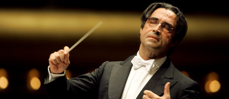 le chef italien Riccardo Muti photographié par Chris Lee