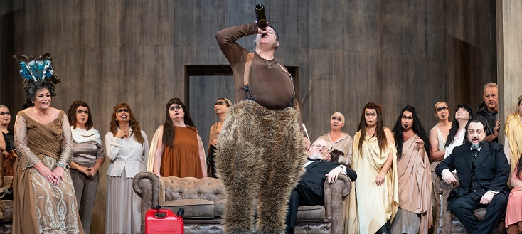 Falstaff, opéra de Giuseppe Verdi, au Teatro Costanzi de Rome