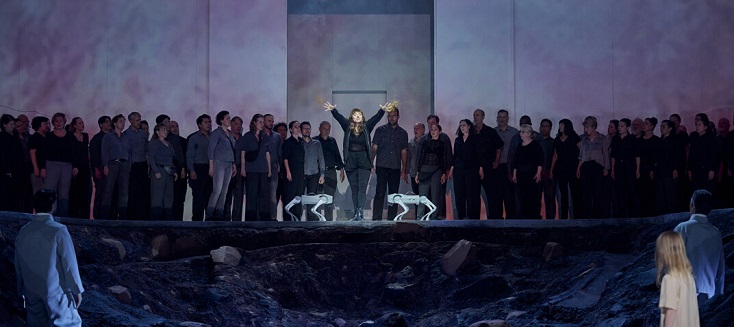 Turandot, opéra de Giacomo Puccini, à Stuttgart 